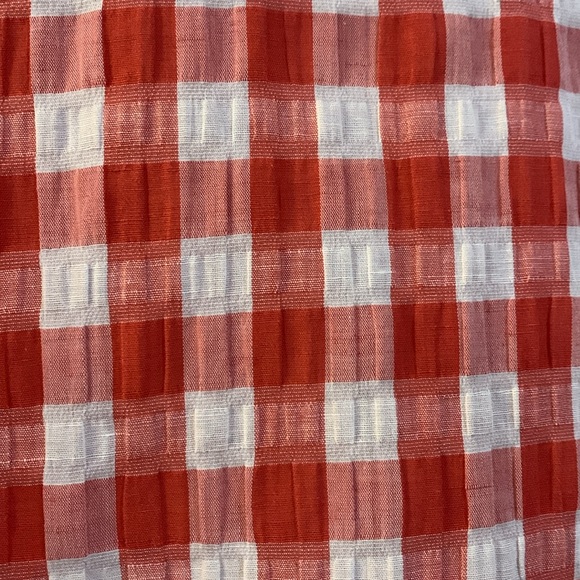 INTERNATIONAL LAUNDRY Button Down Plaid Shirt, Linen-Cotton, Sz. L/NWT - Picture 9 of 17